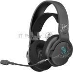 Гарнитура Bloody GR370 черный, беспроводная + проводная, Bluetooth, до 45 ч, подсветка 1