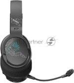 Гарнитура Bloody GR370 черный, беспроводная + проводная, Bluetooth, до 45 ч, подсветка 2