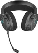 Гарнитура Bloody GR370 черный, беспроводная + проводная, Bluetooth, до 45 ч, подсветка 5