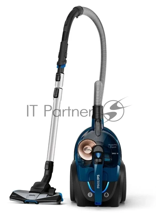 Пылесос Philips FC9733/01 синий/черный, 470/2100 Вт, уборка сухая, пылесборник контейнер 2 л 1