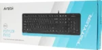 Клавиатура проводная A4Tech Fstyler FK10, USB, черный/синий 6
