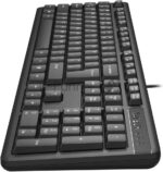 Клавиатура проводная A4Tech KKS-3, USB, черный 4
