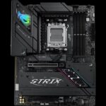Материнская плата ASUS ROG STRIX B850-F GAMING WIFI, AM5, AMD B850, 4xDDR5, 2xSATA, 4xM.2, 1xPCIe 5.0 x16, 1xPCIe 4.0 x16, 1xPCIe x4, 1xDP, 1xHDMI, 1x2.5Gb LAN, 1xUSB-C 20Gbps, 1xUSB-C 10Gbps, 3xUSB-A 10Gbps, 4xUSB 5Gbps, 4xUSB 2.0, 3x3.5 мм, 7.1, ATX 9