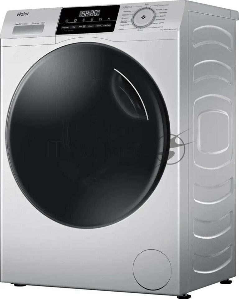 Стиральная машина Haier HWD70-BP14929S серебристый, загрузка фронтальная 7 кг, 4 кг - сушка, 1400 об/мин, класс: B 1