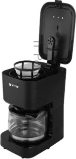 Кофеварка капельная Vitek VT-8386 черный, исп. кофе - молотый, 0,75 л, 630 Вт 1