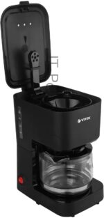 Кофеварка капельная Vitek VT-8386 черный, исп. кофе - молотый, 0,75 л, 630 Вт 5