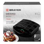 Вафельница BRAYER BR2307 750 Вт, черный 4