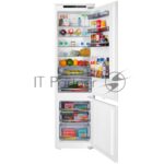Встраиваемый холодильник Maunfeld MBF193SLFWGR Inverter белый двухкамерный 229/76 л морозилка снизу 10