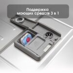 Встраиваемая посудомоечная машина Zigmund & Shtain DW 302.4, черный, 44.8 см, 10 компл., 44 дБ, класс A+++ 1