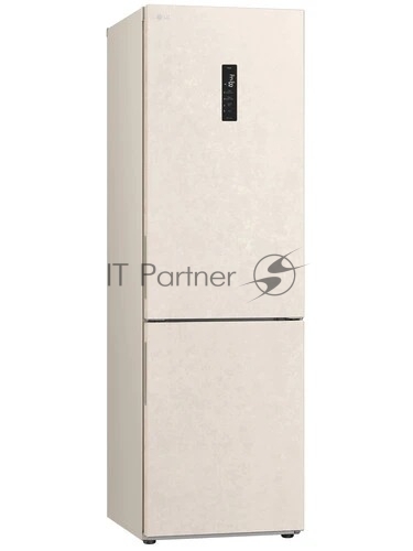 Холодильник LG GC-B459AEMW бежевый двухкамерный 234/110л морозилка снизу, No Frost