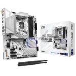 Материнская плата ASRock Z890 Pro RS WiFi белый, LGA 1851, Intel Z890, 4xDDR5, 4xSATA, 4xM.2, 1xPCIe 5.0 x16, 2xPCIe 4.0 x16, 1xPCIe x1, 2xUSB-C Thunderbolt 4, 4xUSB-A 3.2 Gen 1, 1xUSB-A 3.2 Gen 2, 1xHDMI, 1xDP, 1x2.5Gb LAN, 5x3.5 мм, 7.1, ATX 5