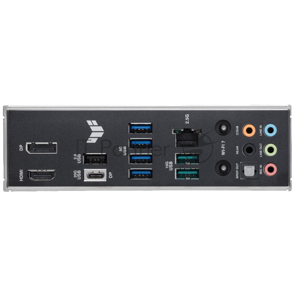 Материнская плата ASUS TUF GAMING B860M-PLUS WIFI, LGA 1851, Intel B860, 4xDDR5, 4xSATA, 3xM.2, 1xPCIe 5.0 x16, 1xPCIe x4, 1xUSB-C, 4xUSB-A 3.2 Gen 1, 2xUSB-A 3.2 Gen 2, 1xHDMI, 1xDP, 1x2.5Gb LAN, 7.1, mATX 1 Материнская плата ASUS TUF GAMING B860M-PLUS WIFI, LGA 1851, Intel B860, 4xDDR5, 4xSATA, 3xM.2, 1xPCIe 5.0 x16, 1xPCIe x4, 1xUSB-C, 4xUSB-A 3.2 Gen 1, 2xUSB-A 3.2 Gen 2, 1xHDMI, 1xDP, 1x2.5Gb LAN, 7.1, mATX 1
