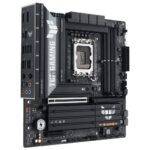 Материнская плата ASUS TUF GAMING B860M-PLUS WIFI, LGA 1851, Intel B860, 4xDDR5, 4xSATA, 3xM.2, 1xPCIe 5.0 x16, 1xPCIe x4, 1xUSB-C, 4xUSB-A 3.2 Gen 1, 2xUSB-A 3.2 Gen 2, 1xHDMI, 1xDP, 1x2.5Gb LAN, 7.1, mATX 4