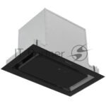 Вытяжка встраиваемая Krona Selina 600 Glass S черный, 52 см, 1300 куб. м/ч, 61 дБ 11