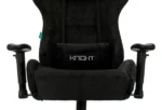 Кресло Бюрократ VIKING KNIGHT LT20 FABRIC черный, ткань, 120 кг, механизм качания 10
