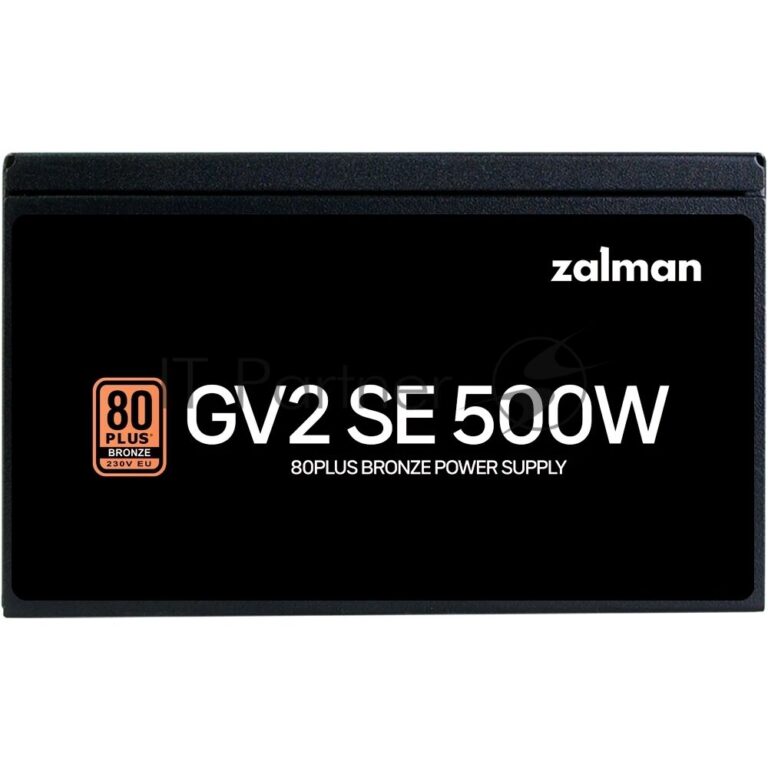 Блок питания Zalman ZM500-GV2SE, 500Вт, 80 PLUS Bronze, 120мм, черный 1
