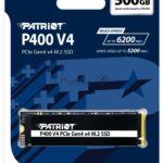 Накопитель SSD Patriot M.2 2280 500Gb 5000/3000MBs