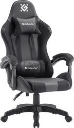 Кресло игровое Defender OKAS BLACK/GREY PU 1