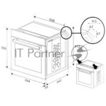 Электрический духовой шкаф Beko BBIM13301B, черный 5