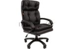Кресло Chairman 442 черный, экокожа, 120 кг 3