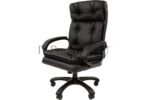 Кресло Chairman 442 черный, экокожа, 120 кг 6