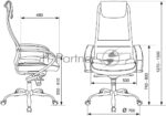 Кресло Бюрократ CH-609SL/BLACK TW-01 TW-11 черный, сетка 2