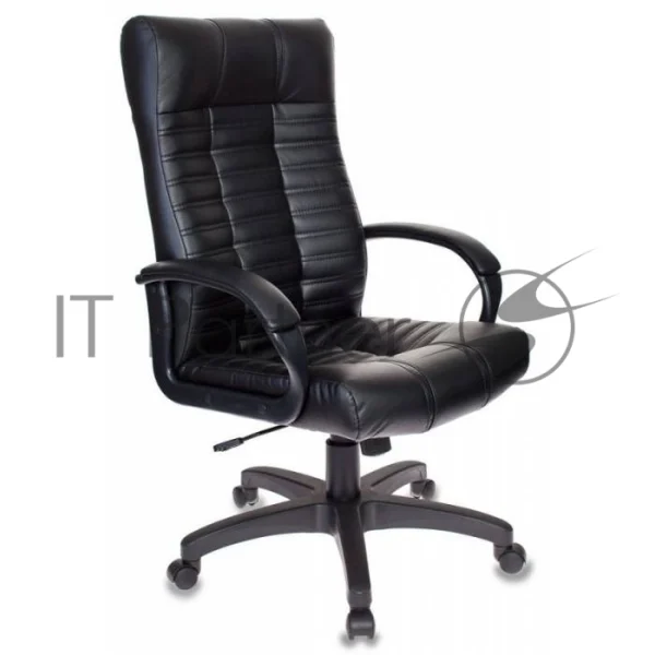 Кресло Бюрократ KB-10/BLACK черный, экокожа 1