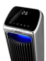 Вентилятор Brayer BR4982 серый, напольный, 50 Вт, 3 скорости 12