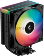 Кулер для процессора DEEPCOOL AG400 BK ARGb V2 черный 120мм алюминий+медь 2100rpm 31.6db 4-pin 220W 154мм 1