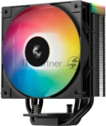 Кулер для процессора DEEPCOOL AG400 BK ARGb V2 черный 120мм алюминий+медь 2100rpm 31.6db 4-pin 220W 154мм 2