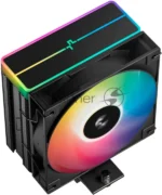 Кулер для процессора DEEPCOOL AG400 BK ARGb V2 черный 120мм алюминий+медь 2100rpm 31.6db 4-pin 220W 154мм 3