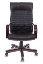 Кресло Бюрократ KB-10/WALNUT черный, экокожа 3