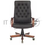 Кресло Бюрократ T-9928WALNUT/ECO черный, экокожа 2