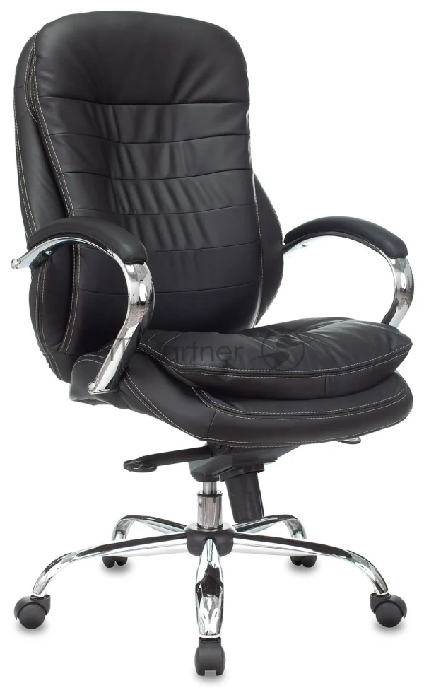 Кресло Бюрократ T-9950/BLACK-PU черный, экокожа 1