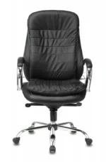 Кресло Бюрократ T-9950/BLACK черный, кожа 2
