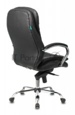 Кресло Бюрократ T-9950/BLACK черный, кожа 4