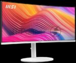 Монитор 34" MSI Modern MD342CQPW VA 3440x1440, 120 Гц, 4 мс, 21:9, 300 кд/м², 2xHDMI 2.0b, DP 1.4a, USB-C, USB Hub (2x USB 3.0), 3.5 Jack, динамики (2x3 Вт), Adaptive-Sync, изогнутый экран (1500R), белый 6
