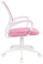 Кресло Бюрократ CH-W695NLT TW-06A TW-13A розовый, сетка/ткань, 120 кг, механизм качания 6