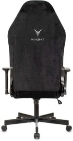 Кресло игровое Бюрократ Knight N1 Fabric черный Light-20, с подголов. крестовина металл 15