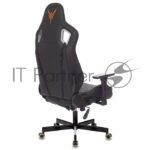 Кресло Knight OUTRIDER черный, экокожа, 120 кг, механизм качания 6