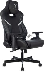 Кресло Knight Thunder 5X черный, экокожа, 120 кг, механизм качания 1