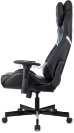 Кресло Knight Thunder 5X черный, экокожа, 120 кг, механизм качания 4