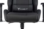 Кресло Knight Thunder 5X черный, экокожа, 120 кг, механизм качания 10