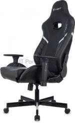 Кресло Knight Thunder 5X черный, экокожа, 120 кг, механизм качания 19