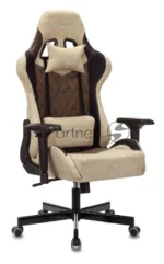 Кресло игровое Бюрократ VIKING 7 KNIGHT BR FABRIC коричневый текстиль/эко.кожа крестовина металл/пластик 2