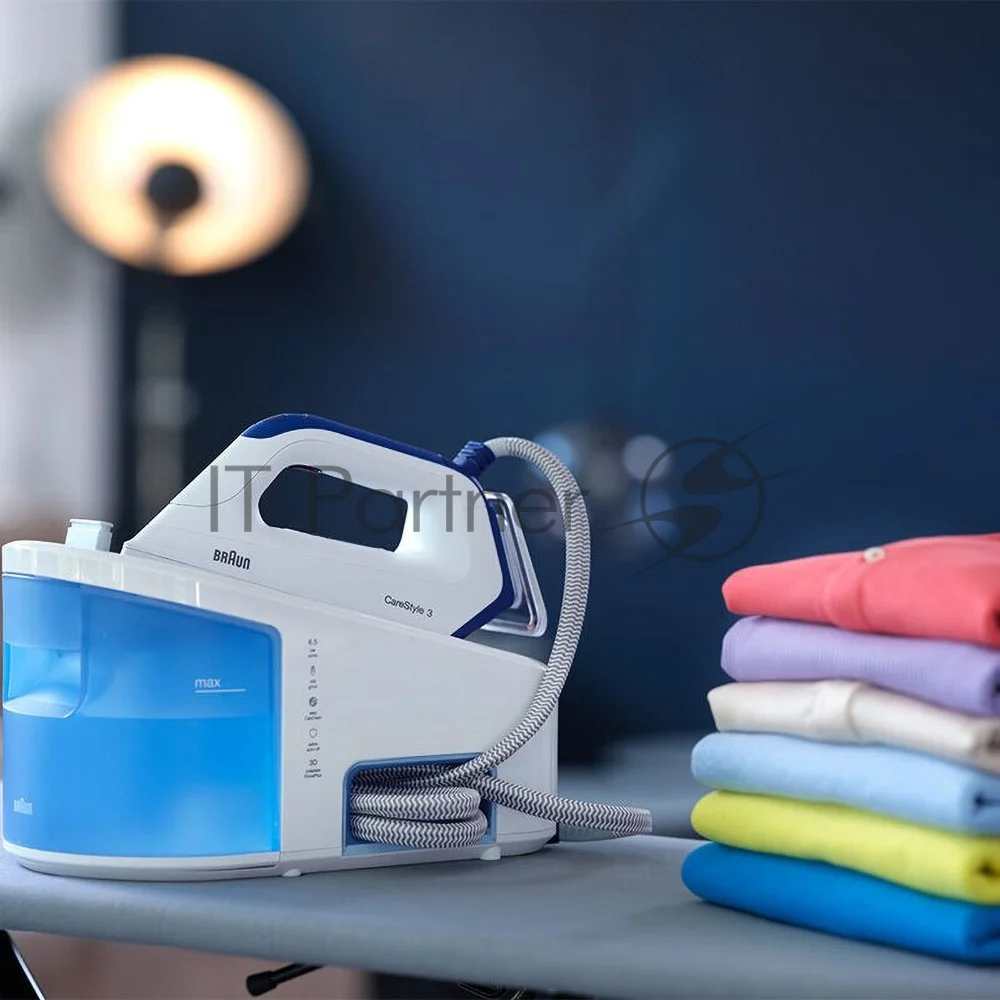 Парогенератор Braun IS3157BL синий/белый, 2400 Вт, 125 г/мин, 460 г/мин, 2000 мл 1