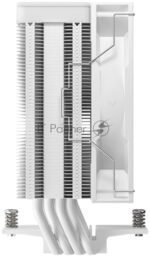 Кулер для процессора DEEPCOOL AG400 WH ARGb V2 белый 120мм алюминий+медь 2100rpm 31.6db 4-pin 220W 152мм 5