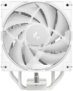 Кулер для процессора DEEPCOOL AG400 WH ARGb V2 белый 120мм алюминий+медь 2100rpm 31.6db 4-pin 220W 152мм 6