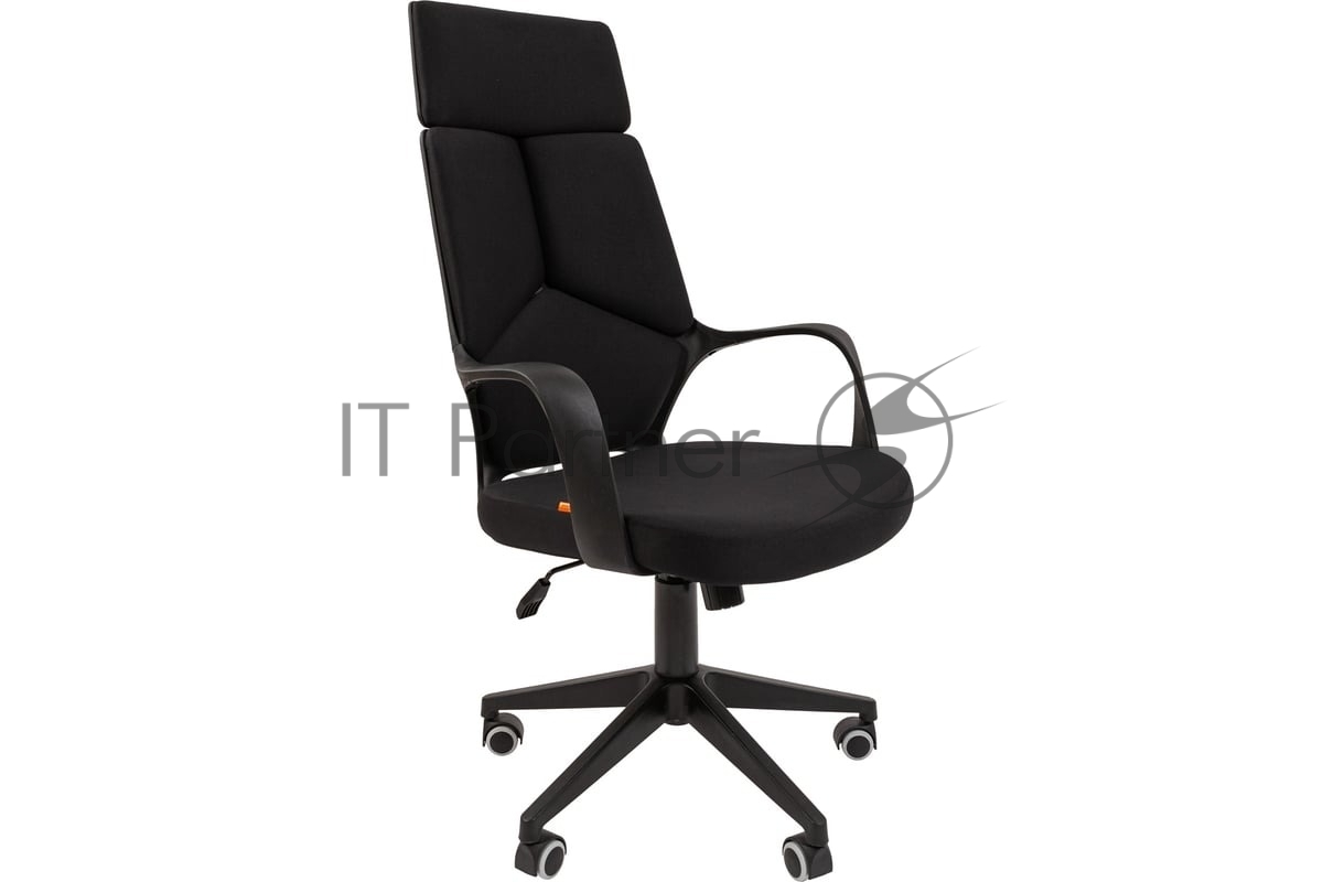 Кресло Chairman 525 черный, ткань, 120 кг