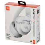 Беспроводные/проводные наушники JBL Live 770NC белый, полноразмерные, Bluetooth + проводной, адаптивное шумоподавление 1